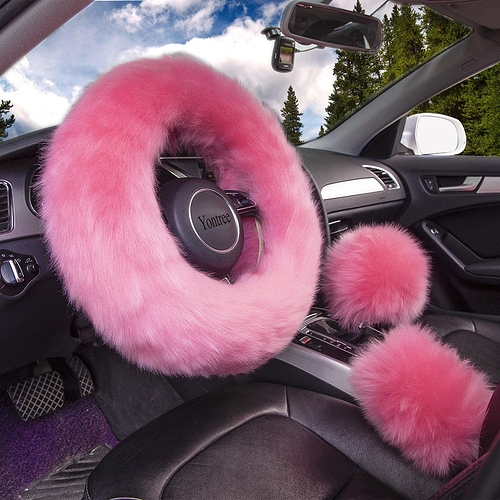 furry steering wheel