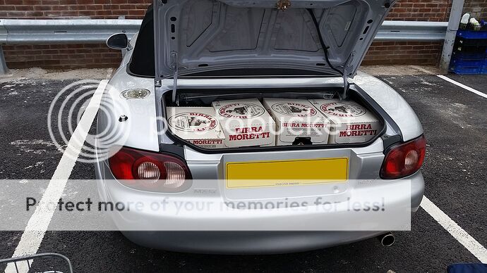 NBFL with a boot full of beer!