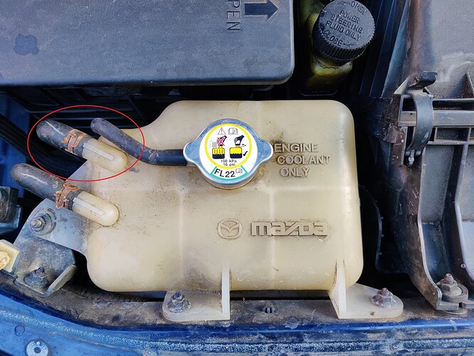 MX5 coolant expansion tank