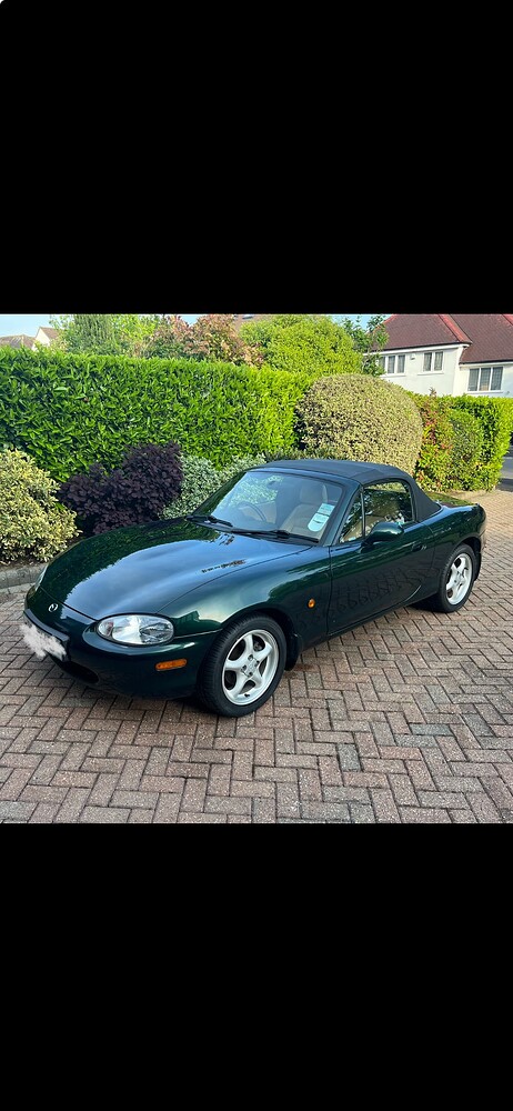 Mazda MX5 1998 MK2 1.8is Racing Green Beige leather interior - MX-5s ...