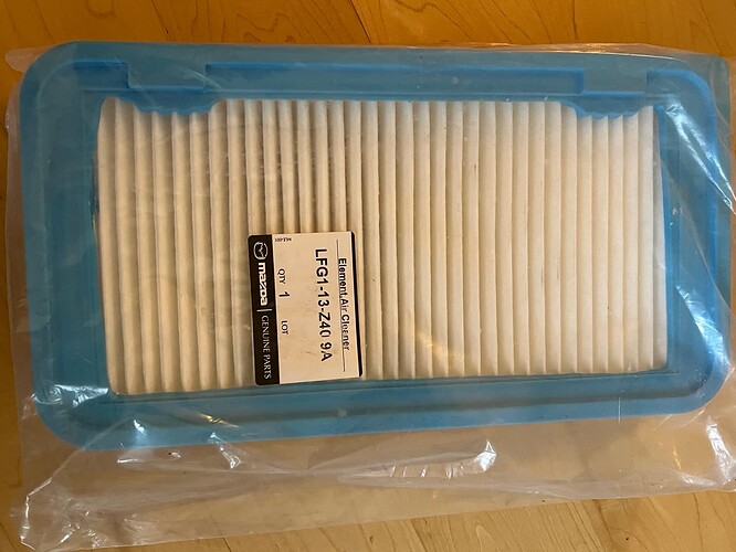 Sold - Genuine Mazda Air Filter for MX5 Mk3/3.5/3.75 - Old Stuff and ...