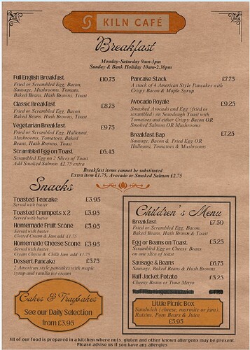 Kiln Cafe Sample Menu - Page-2