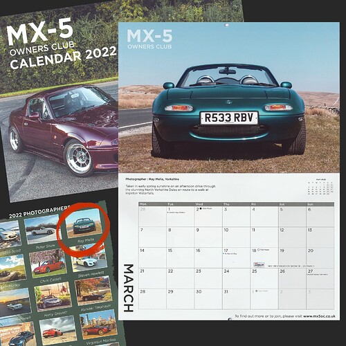 MX5OC Calendar 2022