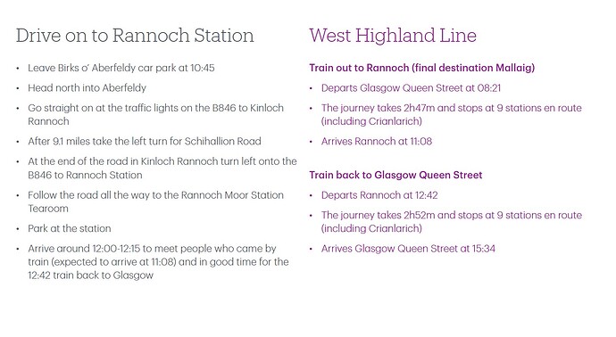 Rannoch Train