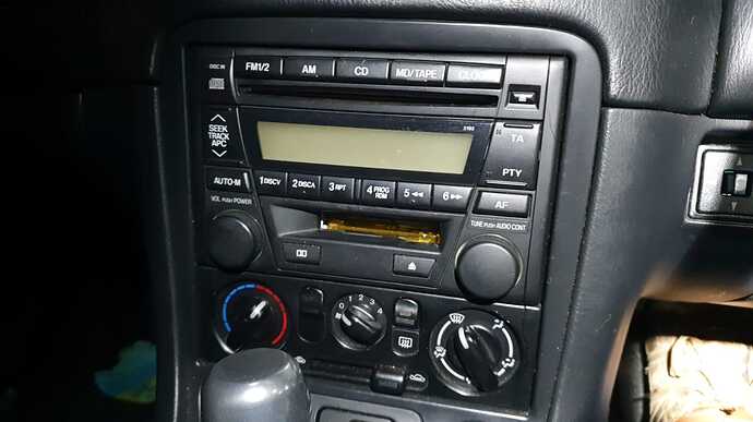 cassette deck fitted