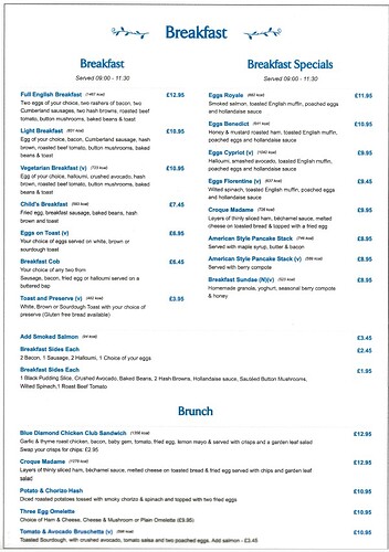 Brambridge Breakfast Menu -10th Jan 26