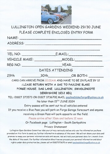Lullington Car Show