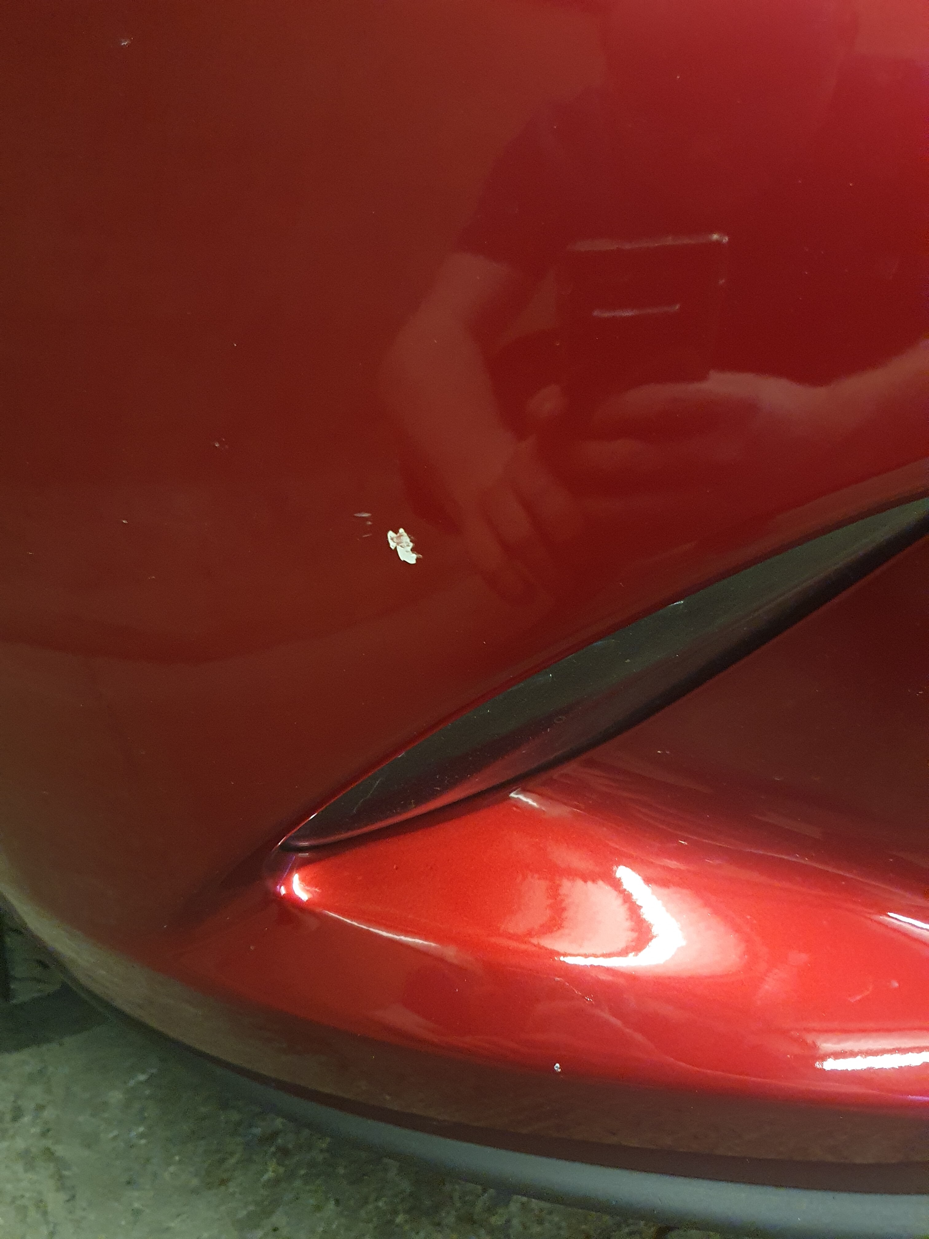 Large stone chip on front bumper - Body, Interior & Styling - MX-5 ...