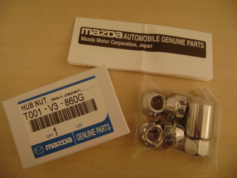 Mazda locking on sale wheel nuts