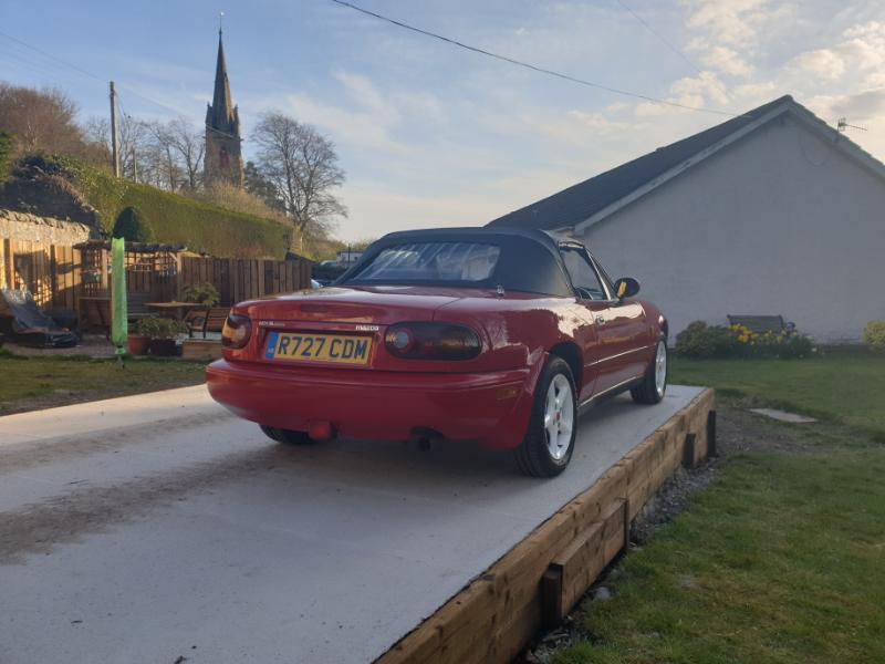 Mindy on garage base - drivers side rear 2.jpg