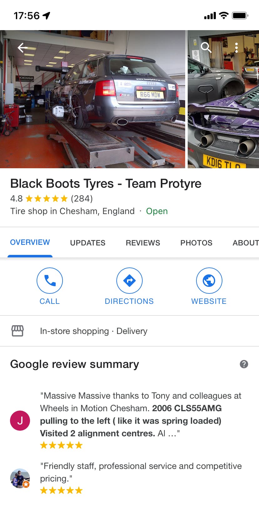 Wheels in Motion Chesham still trading? Steering & Suspension MX5