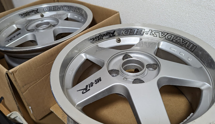 ［激レア］［当時物］Rays MS-01 マツダスピードFD3Sホイール マツダスピード MS01S RAYS アルミホイール PCD114.3 8J+40 MS